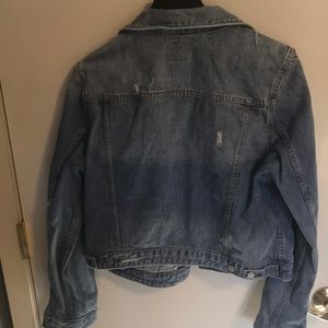 GAP Jackets & Coats - Gap distressed denim jacket SZ L GAP Jackets & Coats - Gap distressed denim jacket SZ L